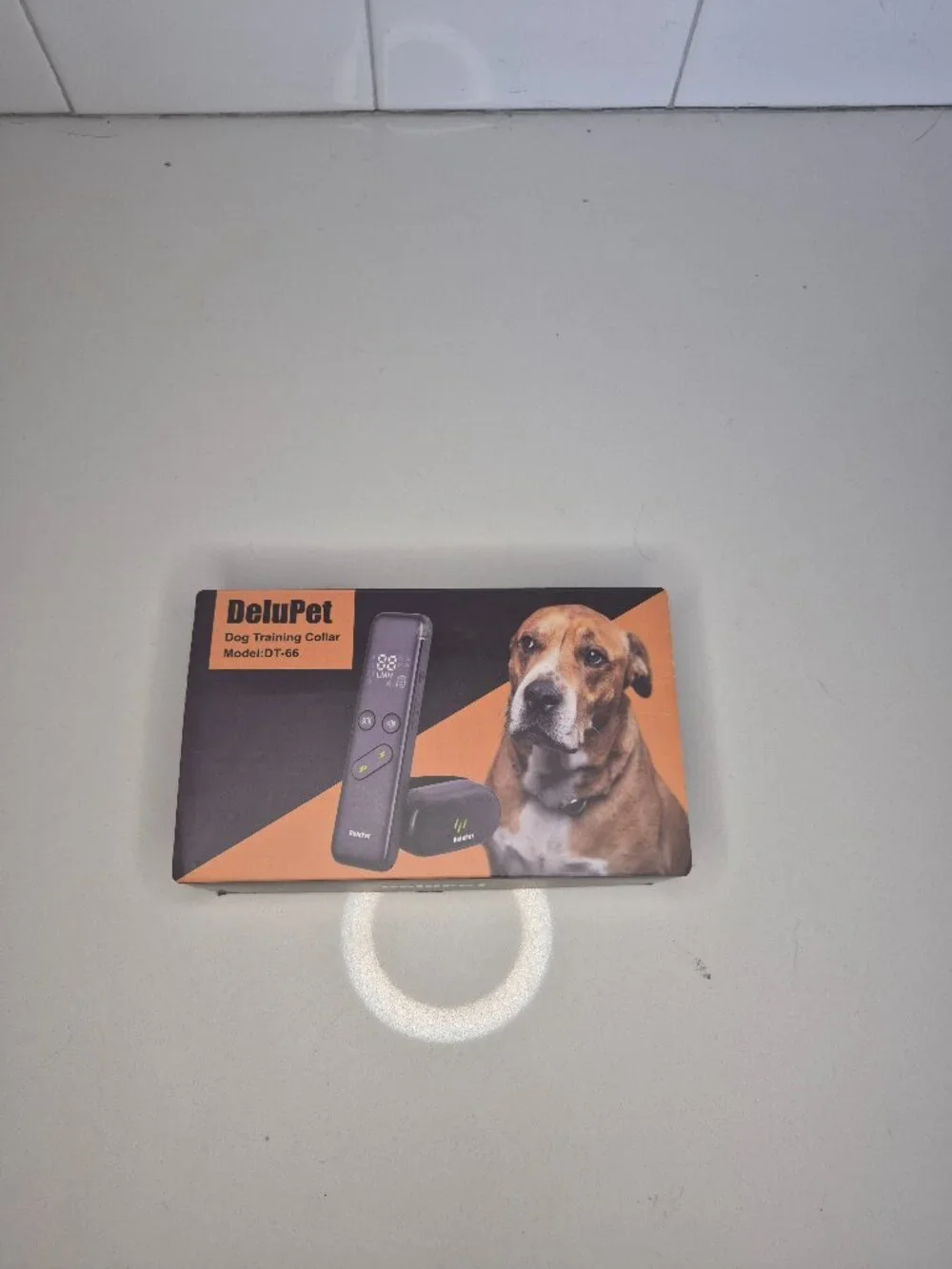 Delupet DT-66 Black Dog Training Electric Shock Bark Collar With Remote